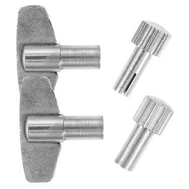 Imagem de OUNONA Conjunto de chaves de corda vintage de peças de reparo de relógio mecânico para despertadores, chaves profissionais de metal para colecionadores e amadores