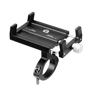 Imagem de Suporte para Celular Bicicleta e Moto Fixo Navegação no Guidão Aço Alumínio Rack