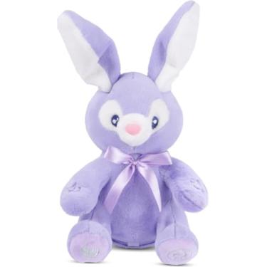 Imagem de Dimple Bella Bunny Stuffed Animal - Animated Interactive Soft Bunny Plush Toy with Peek-a-Boo Feature and Singing Songs - Perfect Baby Stuffed Animal Gift for Ages 0 and Up, Purple