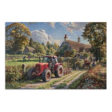 Imagem de Joy of Farming Adult Puzzle, Adult Puzzles 500 Pieces, Interlock Perfectly, Home Decor Gift Party for Men Women