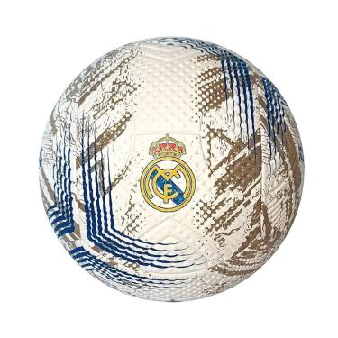 Imagem de Bola de Futebol Real Madrid Nº 5 Azul e Dourada