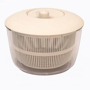 Imagem de Secador de Salada Organizador Manual Folhas Giratório Legumes Verduras Alimento