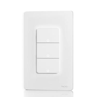 Imagem de Fafeicy Interruptor de Luz Inteligente, Interruptor de Controle Remoto Sem Fio Zigbee Com Função de Temporizador e Controle de Voz, Compatível Com Alexa e Assistant, para Automação (Três vias)