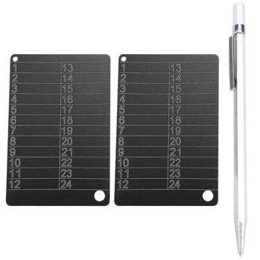 Imagem de Snsowed Placas de Backup à Prova de Fogo Liga Alumínio para Armazenamento Frases Sementes Criptográficas Com Caneta para Bitcoin, Gravura e Mnemônicos Estampagem