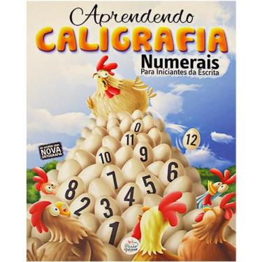 Imagem de Aprendendo caligrafia - Numerais para iniciantes da escrita - PASSO A 