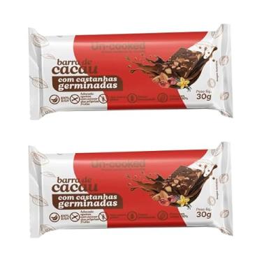 Imagem de Kit 2X: Barra Cacau E Castanhas S/Glúten Vegano Uncooked 30g