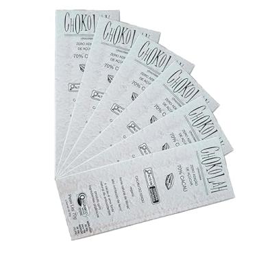 Imagem de Kit 6X: Chocolate 70% Cacau Zero Açúcar Orgânico CHoKolaH 70g