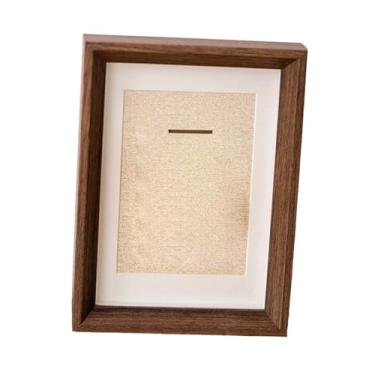 Imagem de IEUDNS Caixa expositora de madeira elegante para medalhas e colecionadores, com janela transparente, ideal para fotos, patches e pins de futebol ginástica, Style D