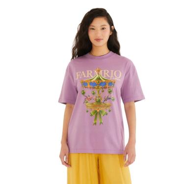 Imagem de Tshirt Média Farm Rio Carrossel Paris-Feminino