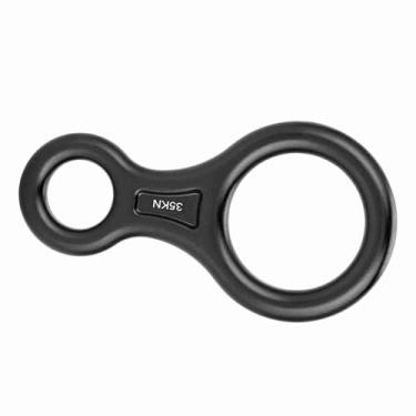 Imagem de Generic Anel Descendente Figura 8 Durável 35KN para Escalada, Seguro e Confiável de Usar, Equipamento de Resgate de Incêndio (#2)