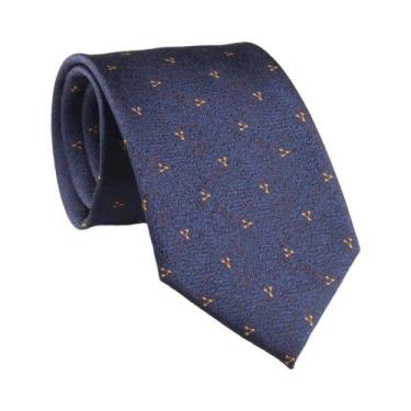 Imagem de Gravata Jacquard Masculina De 8cm Com Estampa Animal Paisley Geométric