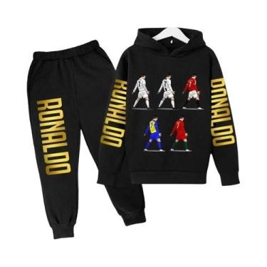 Imagem de Conjunto De Agasalho Infantil Com Estampa Do Ronaldo, Moletom E Calças