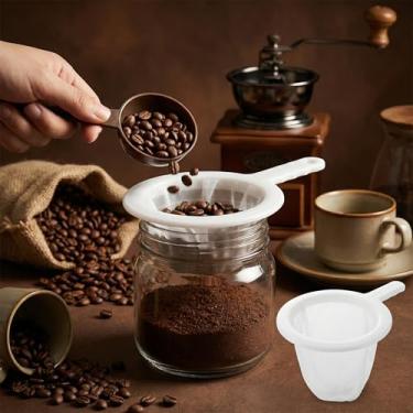 Imagem de Coador de malha fina, 300 malha essencial para cozinhar, cozinhar suco de leite de soja, filtro de suco de leite de soja, fácil de limpar, multiuso, utensílio de cozinha, pacote com 1