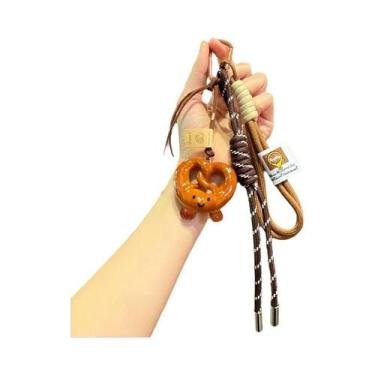 Imagem de Chaveiro Criativo De Corda Trançada Com Laço, Antiperda, Decoração Par