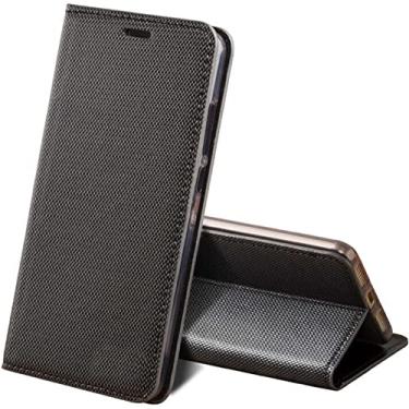 Imagem de BKUANE Stent Função Flip Phone Case Holster, para Apple iPhone 14 Case 6,1 polegadas 2022 Couro [TPU Interior Shell] Capa Folio Magnética [Suporte para Cartão] (Cor: Cinza)