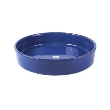 Imagem de Pires de plantas Prato de cerâmica redondo para mesa, ideal para arranjos florais em casa ou no jardim