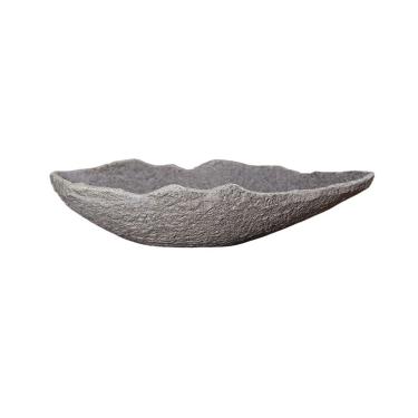 Imagem de Pires de plantas Bandeja de cerâmica estilo chinês com bordas irregulares para decoração mesa, arranjo flores e pires