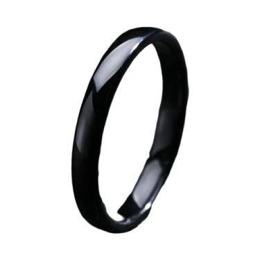 Imagem de Aliança De Casamento Hipoalergênica De Cerâmica 3mm De Largura, Anel M
