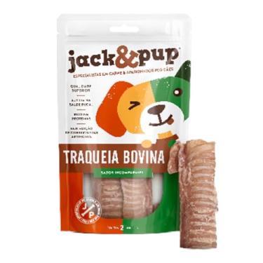 Imagem de Petisco para Cães Traqueia Bovina Jack&Pup 2 Unidades