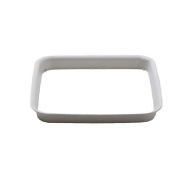 Imagem de suporte para bonsai Base Bonsai Quadrada Branca, Bandeja de Gotejamento Plantas, Decoração Pallets Plástico para Casa(Grande)