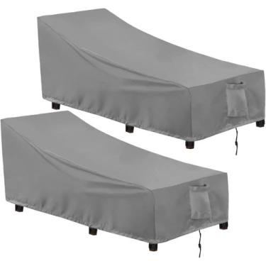 Imagem de Funda para Silla Tumbona de Patio OutdoorLines Impermeable Gris