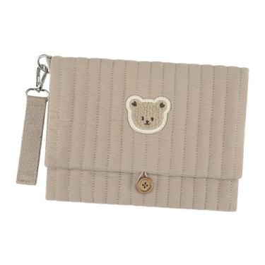 Imagem de MERIGLARE Bolsa dobrável para fraldas, bolsa molhada, fraldas de pano multifuncionais para bebês, organizador de para compras, creche e acampamento, Marrom