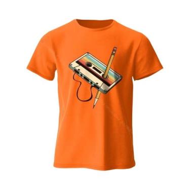 Imagem de Camiseta De Algodão Impressa Para O Verão Masculina, Macia E Respiráve