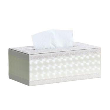 Imagem de Porta-toalhas de papel Caixa de lenços multifuncional hotel casa caixa de guardanapo sala de estar carro casa caixa de lenços recipiente