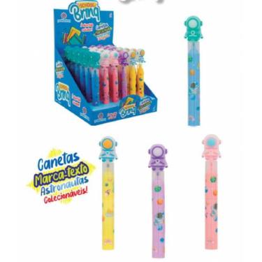 Imagem de Marca texto Astronauta 3 cores sortido Polibrinq