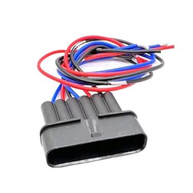 Imagem de SSXLSMYXGS 1 conjunto de 6 pinos 7283-1968-30 90980-11858 pedal do acelerador do conector do amortecedor do motor do automóvel SSXLSMYXGS(6p male,1 set)