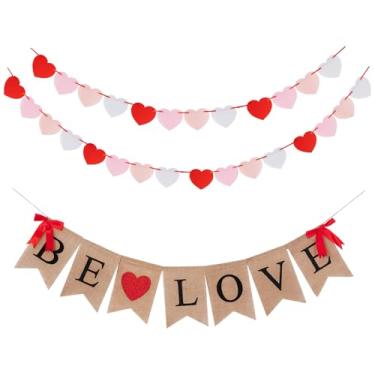 Imagem de Banner de estopa para decoração de dia dos namorados