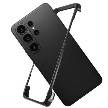 Imagem de Hiooloon Capa para Galaxy S26 Ultra Metal Bumper sem moldura, compatível com MagSafe, Slim Fit, sem parte traseira, sem moldura, frente única, liga de alumínio, amortecedor, 4 cantos, à prova de