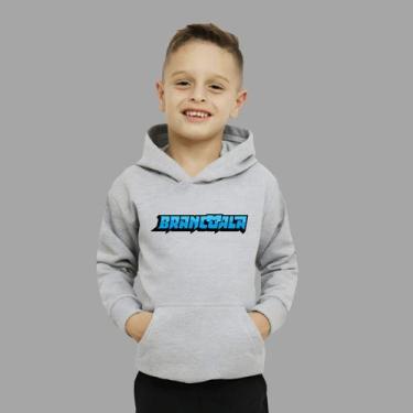 Imagem de Blusa De Frio Brancoala Moletom Infatil Youtuber Agasalho - MB Sport, 