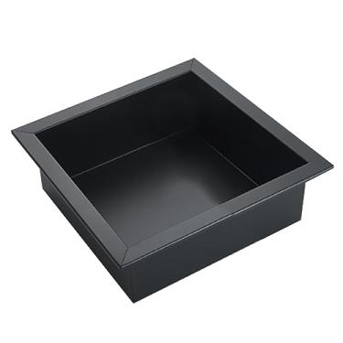 Imagem de Nicho de chuveiro embutido à prova d'água – Prateleira de aço inoxidável para banheiro, sala de estar e sala úmida, ideal para armazenamento de xampu e sabão, preto 35 x 35 x 12 cm
