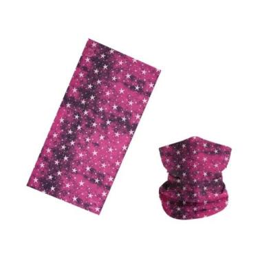Imagem de Bandana De Ciclismo Unissex Com Estampa De Estrelas, Sem Costura, Prot