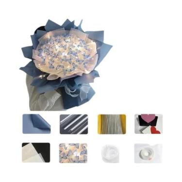 Imagem de Buquê De Borboletas Flores Artificiais DIY Feito À Mão Presente De Ani