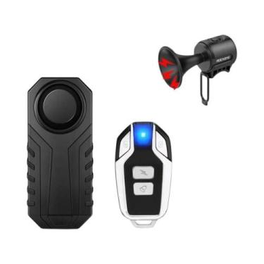 Imagem de Alarme De Moto Com Controle Remoto Sem Fio 113dB, Sensor De Vibração À