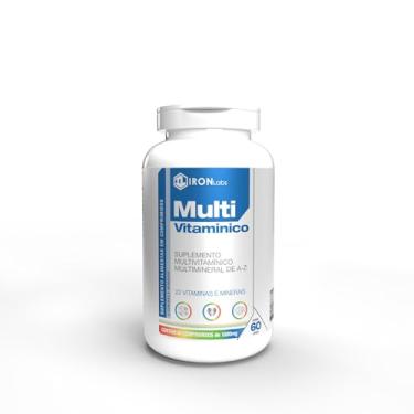 Imagem de Iron Labs Multivitamínico, Suplemento Multivitamínico Multimineral A-Z, 22 Vitaminas e Minerais, 60 Comprimidos