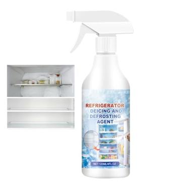 Imagem de Spray descongelador para freezer – Remoção de manchas de ação rápida de 120 ml | Spray de descongelamento de geladeira | para cozinha, restaurante, eletrodomésticos, torneira, máquina de