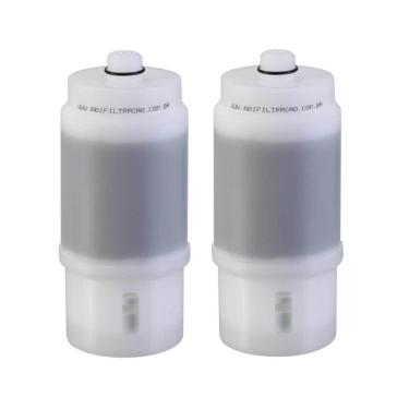 Imagem de Kit 2 Refil Filtro Carvão Bf200 Bbi Similar Compatível Com Aqualar Ap200 Pa200 Aquaplus 200