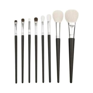 Imagem de Pincéis De Maquiagem De Pelo De Cabra 8 Peças ONE ORCHID pro Kit De So