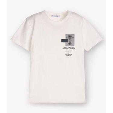 Imagem de Camiseta Menino em Meia Malha Trick Nick Bege, 8, Bege