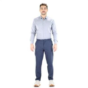 Imagem de Calça Alfaiataria Reserva Niko Azul Escuro - Masculino-Masculino