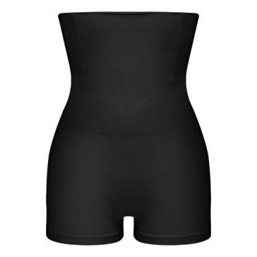 Imagem de SHORT CINTURA ALTA 20 CM - Preto - Sem Marca, Preto, G/GG 42/44