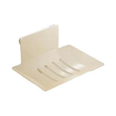 Imagem de Suporte De Sabonete De Aço Carbono Preto Para Parede, Sem Perfuração, 