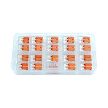 Imagem de Conectores De Fio Elétrico 20/80 Peças, Terminais De Cabo Rápido Mini 