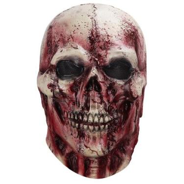 Imagem de Máscara Rotten Skeleton Latex Full Face Halloween Cosplay - yiweisai