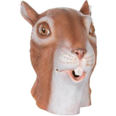 Imagem de Fantasia de cosplay de festa de látex com máscara de canguru para adul