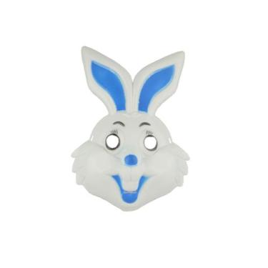 Imagem de Máscara facial completa de Halloween Kids Lovely Rabbit em plástico - 