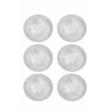 Imagem de Jogo de Pratos Sobremesa 6 Peças Vidro DT1300GCL - Bono